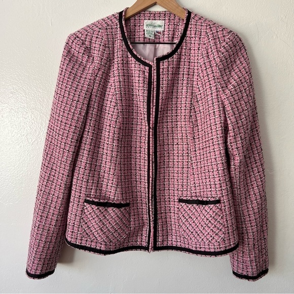 Motherhood Maternity Pink Tweed Jacket - Picture 1 of 4